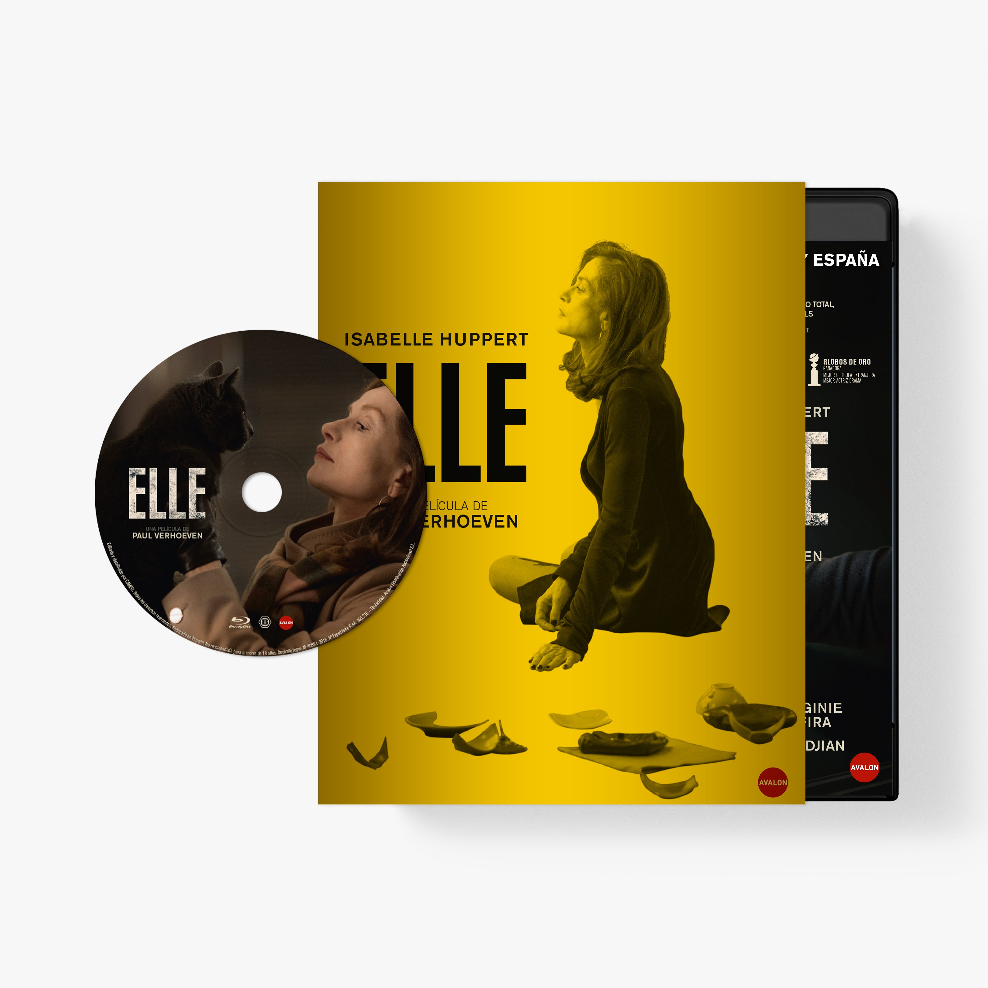 Elle, Blu-ray, Edición Coleccionista Faja Dorada