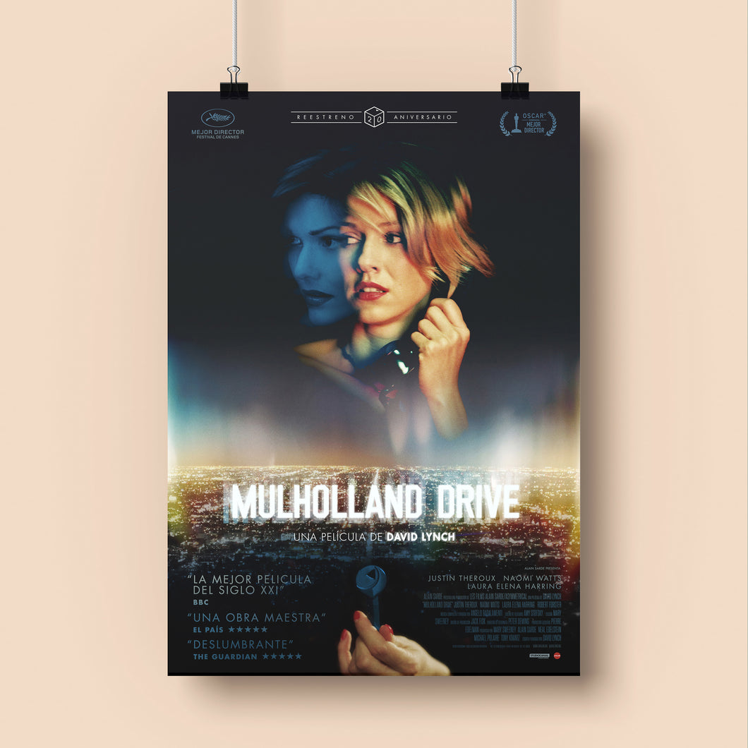 Mulholland Drive - Póster 20 Aniversario - Serie limitada